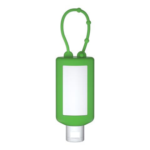 Nachhaltiger Werbeartikel Sonnenmilch sensitiv LSF 30 – grün – mit Logo bedruckt