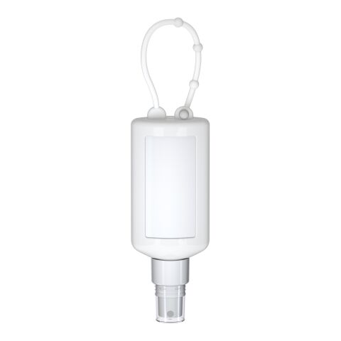 Werbeartikel Smartphone & Arbeitsplatz Spray – weiß – mit Logo bedruckt