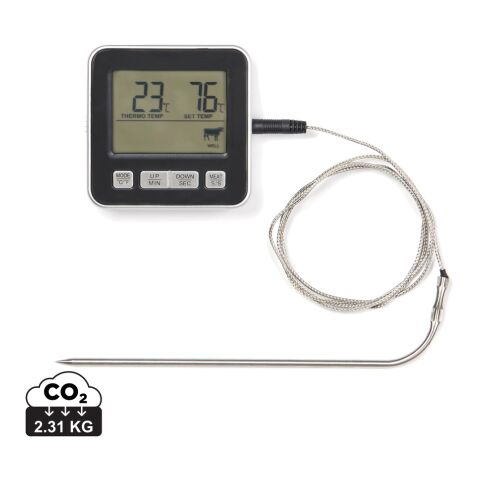 VINGA Hays Thermometer schwarz | ohne Werbeanbringung | Nicht verfügbar | Nicht verfügbar