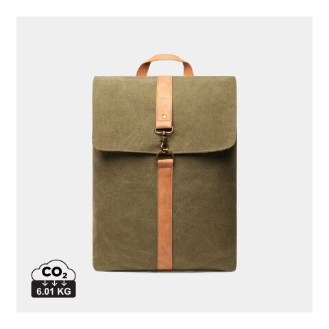 Werbeartikel VINGA Bosler Rucksack – grün – mit Logo bedruckt