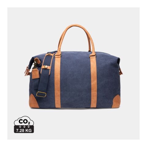 Werbeartikel VINGA Bosler Weekendbag – navy blau – mit Logo bedruckt