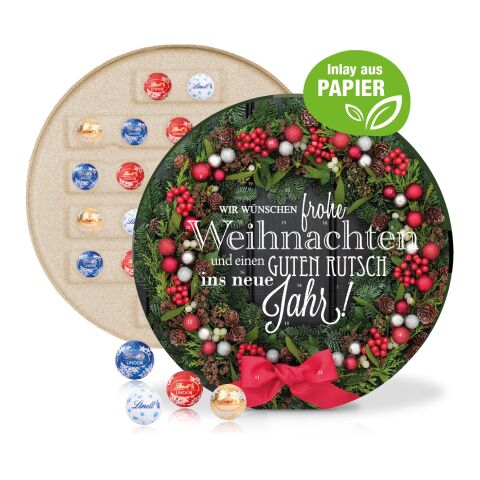 Adventskalender "Centro" mit Lindt Schokolade, Inlay aus Papier