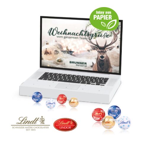 Adventskalender Laptop Mit Lindt Minis bunt | 4C Digital-/Offsetdruck