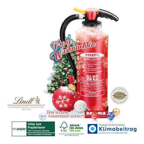 Adventskalender Individuelle Kalenderform Organic Lindt Minis, Klimaneutral, FSC® ohne Werbeanbringung