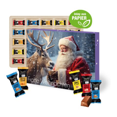 Wand-Adventskalender Lindt HELLO, Inlay aus Papier