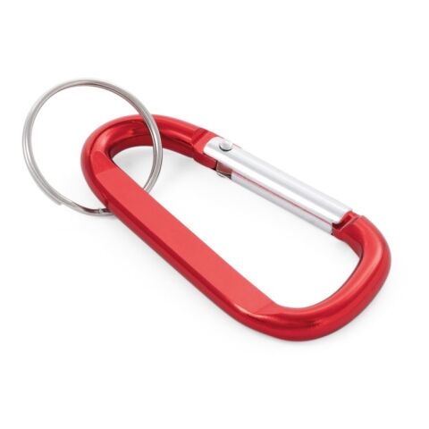 MATTHEW. Karabinerclip aus Aluminium mit Schlüsselring