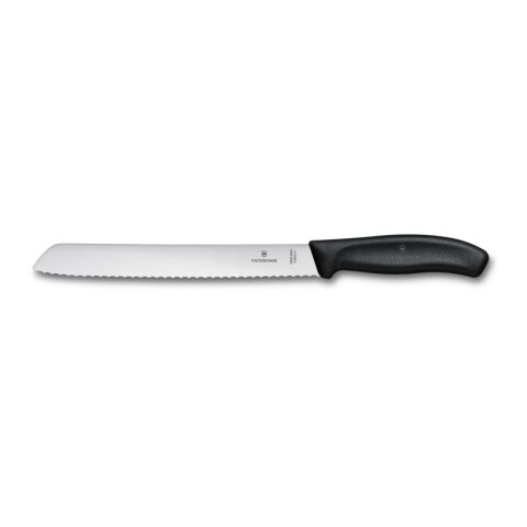 Victorinox Swiss Classic Brotmesser schwarz | Ätzung auf Klinge