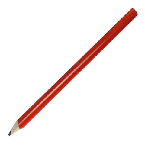 Zimmermannsbleistift, 24 cm rot | ohne Werbeanbringung | oval
