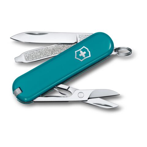 Victorinox Classic SD Taschenmesser türkis | Tampondruck