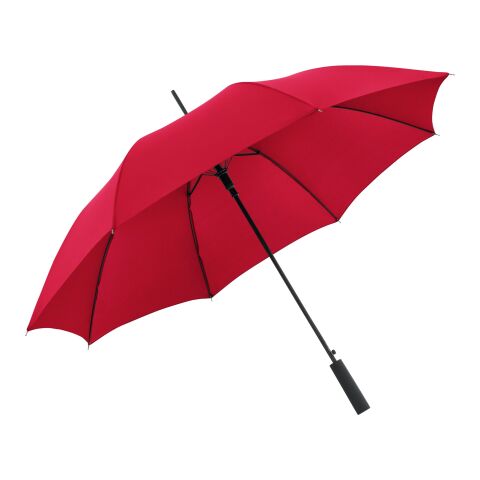 Werbeartikel Automatikschirm doppler Dublin AC – rot – mit individuellem Logodruck sturmfest mit Fiberglasgestell für Empfang