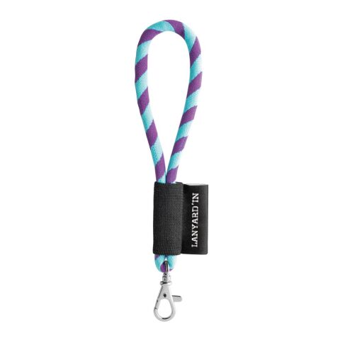 Lanyard Tube Short Set. Standardmodelle violett-Hellblau | Sublimation – im Preis inbegriffen