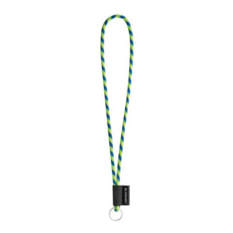 Lanyard Tube Long Set I. Standardmodelle neongelb-Königsblau | ohne Werbeanbringung