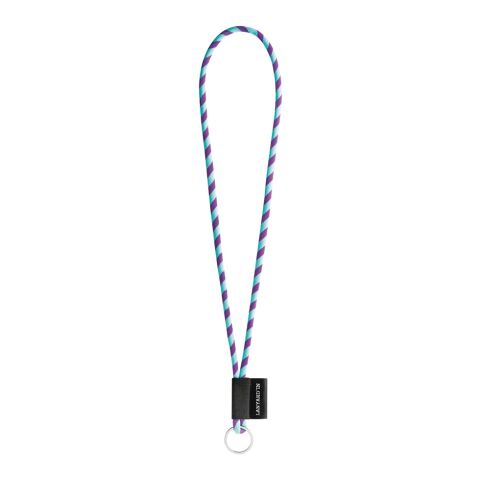 Lanyard Tube Long Set I. Standardmodelle violett-Hellblau | ohne Werbeanbringung