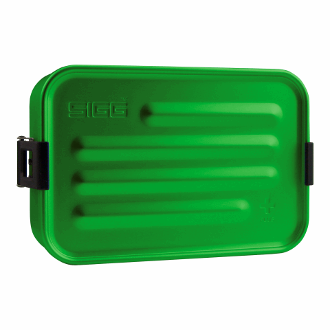 SIGG Lunchbox Plus S grün-schwarz | 5-farbiger Siebdruck