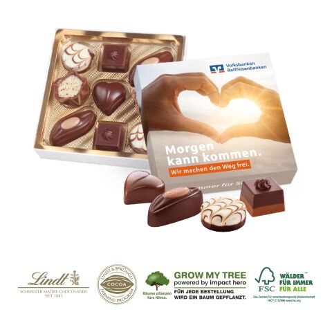 Lindt Pralinés „Kleine Kostbarkeiten“ bunt | 4C Digital-/Offsetdruck