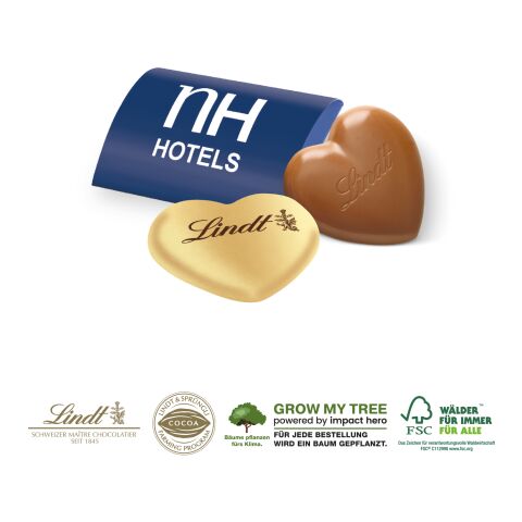 Lindt Herz, 20 G Im Werbebriefchen bunt | 4C Digital-/Offsetdruck