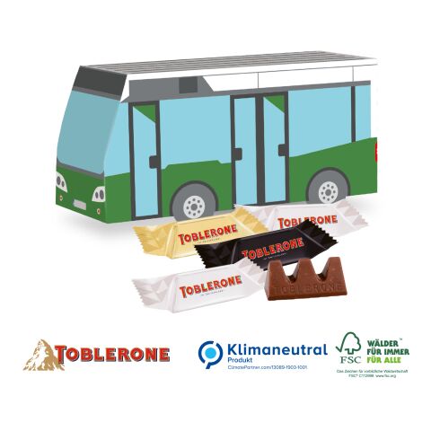 3D Präsent Bus mit Toblerone Minis, Klimaneutral, FSC®
