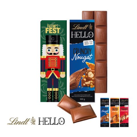Schokoladentafel Von Lindt Hello bunt | 4C Digital-/Offsetdruck