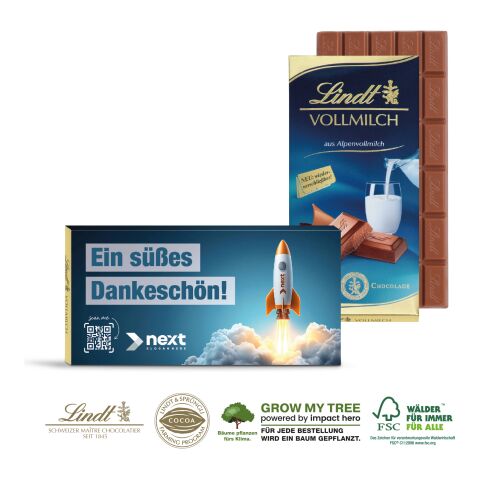 Premium Schokolade von Lindt bunt | 4C Digital-/Offsetdruck