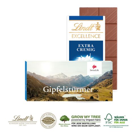 Schokoladentafel Lindt &quot;Excellence&quot; bunt | 4C Digital-/Offsetdruck