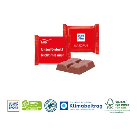 Ritter SPORT Mini mit Werbebanderole, Klimaneutral, FSC® 