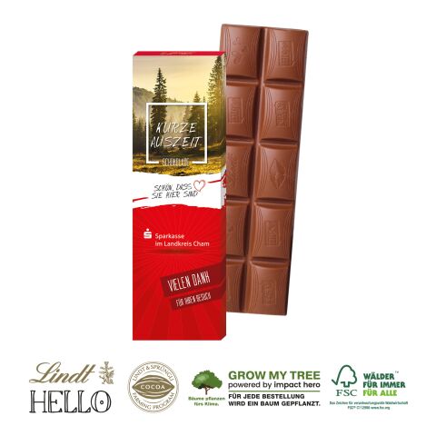 Schokoladentafel Lindt Hello bunt | ohne Werbeanbringung | Vegan Schokoladentafel Lindt