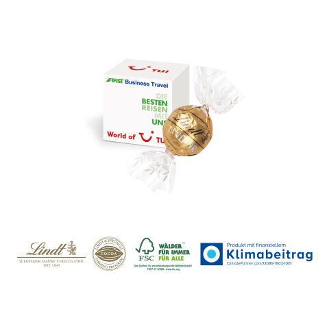 Werbewürfel mit süßer Füllung