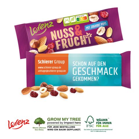 Lorenz Nuss &amp; Frucht Im Werbeschuber bunt | 4C Digital-/Offsetdruck