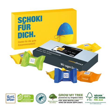 Ritter Sport Schokowürfel In Präsentbox bunt | 4C Digital-/Offsetdruck