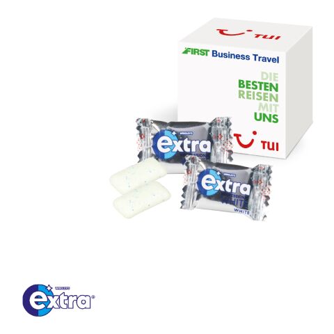 Werbewürfel mit Wrigley's Kaugummi