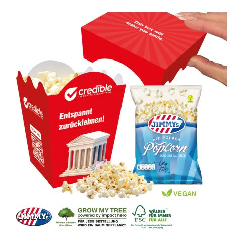 Popcorn Werbebox bunt | 4C Digital-/Offsetdruck