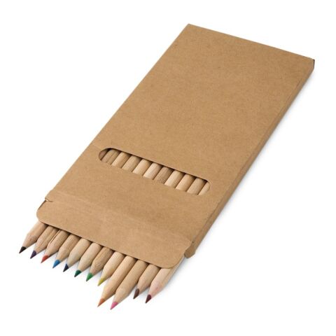 CROCO. Buntstift Schachtel mit 12 Buntstiften Natur | ohne Werbeanbringung | Nicht verfügbar | Nicht verfügbar | Nicht verfügbar