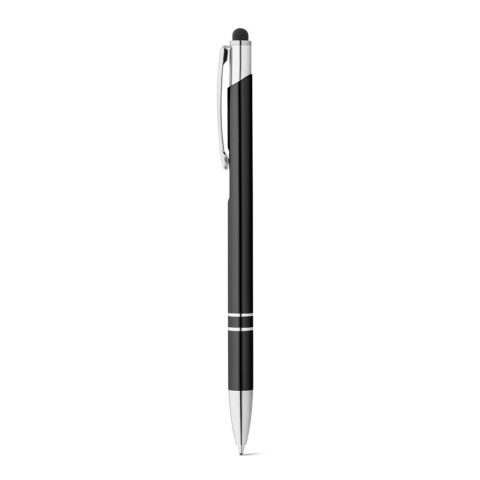 GALBA. Aluminium-Kugelschreiber mit Touch Tip und Clip schwarz