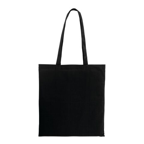 CARACAS. Tragetasche aus 100% Baumwolle (140 g/m²) Schwarz | ohne Werbeanbringung