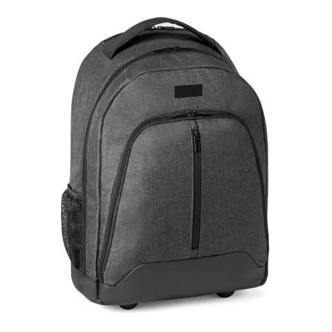 EINDHOVEN. Trolley-Rucksack für Laptop 15.6'' aus 600D Polyester Dunkelgrau | ohne Werbeanbringung | Nicht verfügbar | Nicht verfügbar | Nicht verfügbar