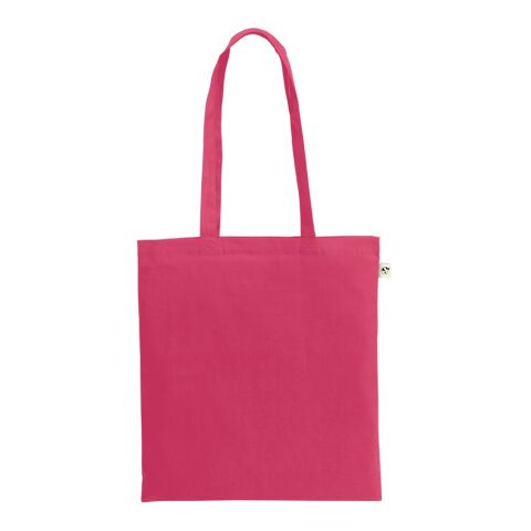 MEXICO. Tasche aus recycelter Baumwolle (70%) und Polyester (30% rPET) (150 g/m²) Rosa | ohne Werbeanbringung