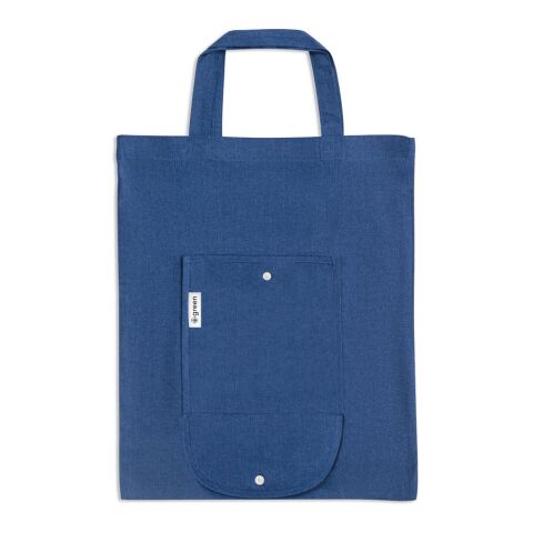 SIENA. Faltbare Tasche aus Baumwolle (50%), receycelte Baumwolle (30%) und Polyester (20% rPET) (140 g/m²)