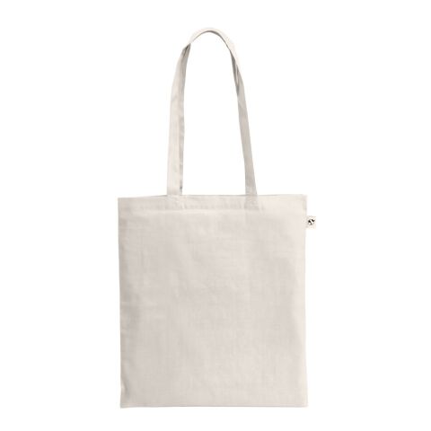 BEJA. Tasche aus 100 % recycelter Baumwolle (180 g/m²) Beige | ohne Werbeanbringung