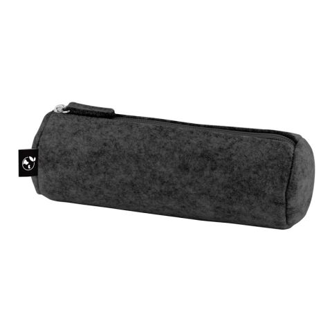 Werbeartikel FELPY. Multifunktions Etui aus recyceltem Filz (100% rPET) – anthrazit – mit Logo bedruckt