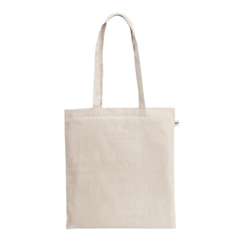 SVANETI. Tasche aus recycelter Baumwolle (70%) und Polyester (30% rPET) (140 g/m²) Beige | ohne Werbeanbringung