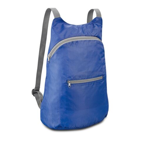 Werbeartikel Rucksack BARCELONA – königsblau – mit Logo bedruckt 8 Liter 295x415x110mm kompakter Daypack für Festivals & Events