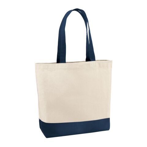 EDMONTON. Tragetasche aus 100% Canvas-Baumwolle (280 g/m²) Blau | ohne Werbeanbringung