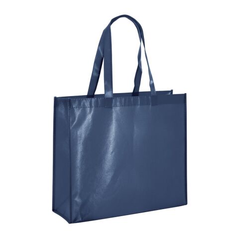 MILLENIA. Tragetasche aus laminiertem Non-Woven (110 g/m²) Blau | ohne Werbeanbringung