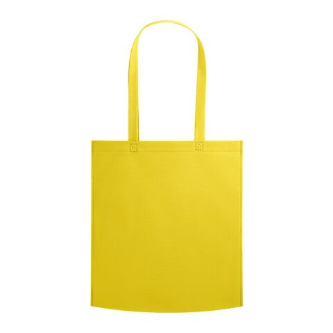 Werbeartikel CANARY. Einkaufstasche aus Non-woven (80 g/m²) – gelb – mit Logo bedruckt