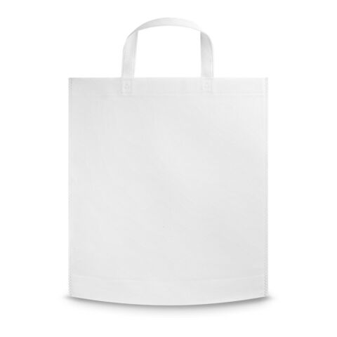 Werbeartikel NOTTING. Einkaufstasche aus Non-woven (80 g/m²) – Weiß – Einkaufstasche / Werbetasche mit Logo bedruckt