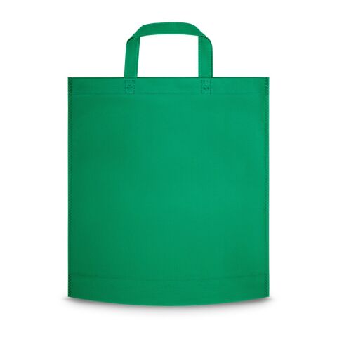 Werbeartikel NOTTING. Einkaufstasche aus Non-woven (80 g/m²) – Grün – Einkaufstasche / Werbetasche mit Logo bedruckt