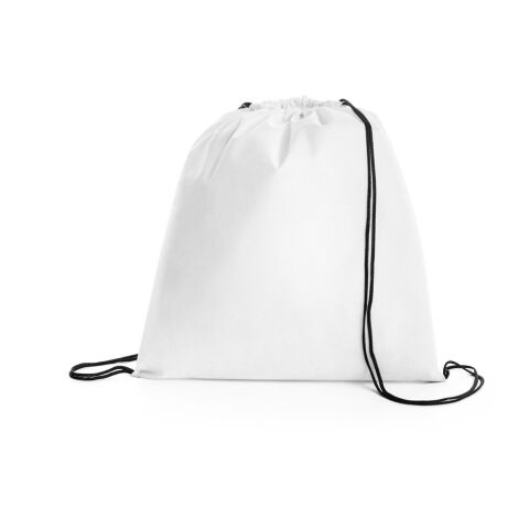 Werbeartikel BOXP. Turnbeutel aus Non-woven (80 g/m²) – weiß – mit Logo bedruckt