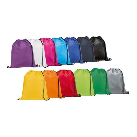 CARNABY. 210D Rucksacktasche mit schwarzen Zugbändern Violett | ohne Werbeanbringung