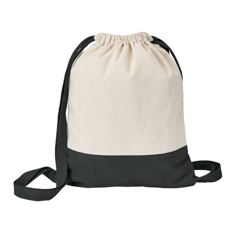 ROMFORD. Turnbeutel aus 100% Baumwolle (180 g/m²) Schwarz | ohne Werbeanbringung