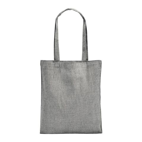 RYNEK. Tragetasche aus recycelter Baumwolle (70%), polyester (30% rPET) (140 g/m²) Schwarz | ohne Werbeanbringung